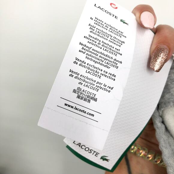 LACOSTE Men's Core Fleece Tapered Fit Joggers Size 6 XL Grey Elastic Waist NWT - Picture 10 of 13